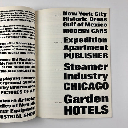 Folio type specimen brochure | Bauer Type Foundry | Possibly 1960s