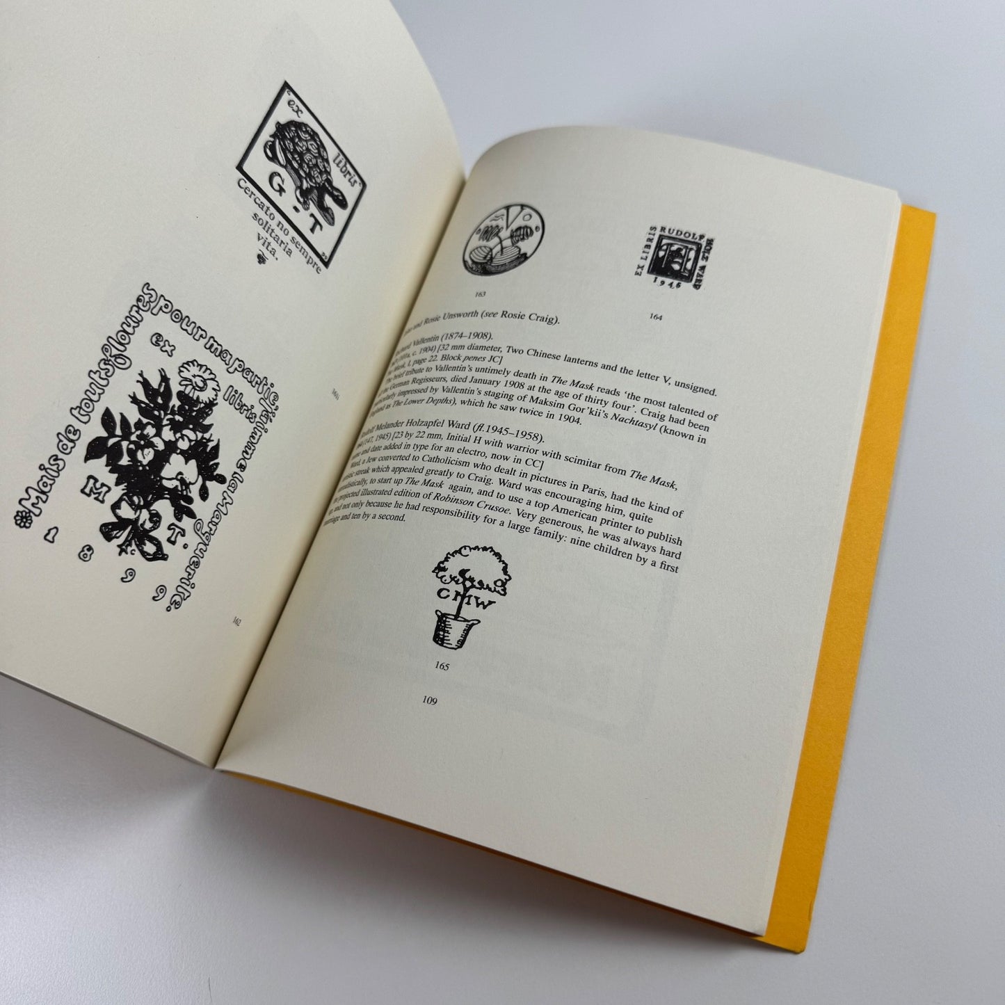 The Bookplates of Edward Gordon Craig by John Blatchly Bookplate Society 1997