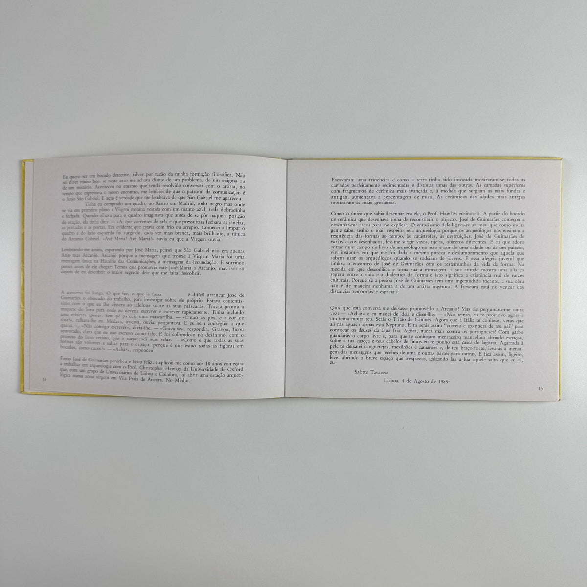 José de Guimarães. Esculturas e Pinturas | Marie & Volker Huber, 1985