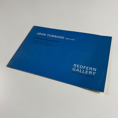 Folding card/catalogue John Tunnard Paintings & Gouaches | Redfern Gallery 1977