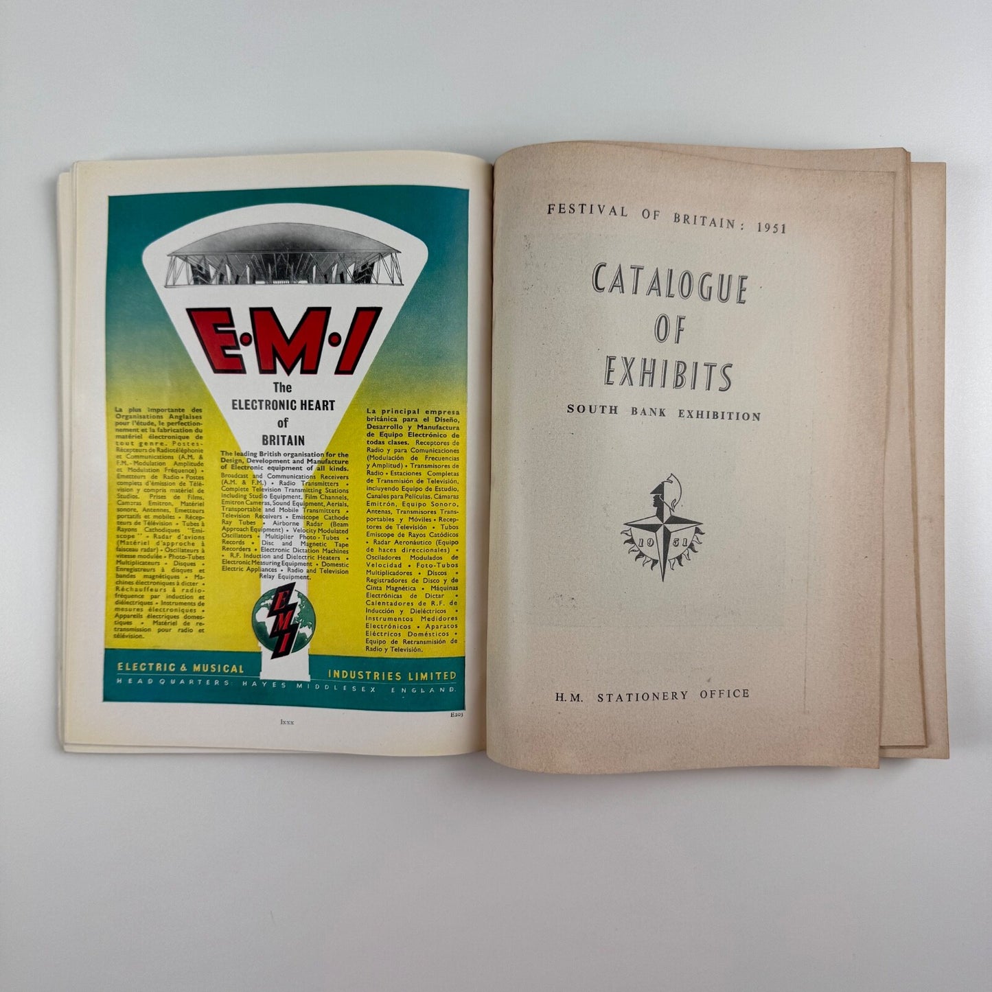 Catalogue of exhibits. Festival of Britain 1951 Exhibition
