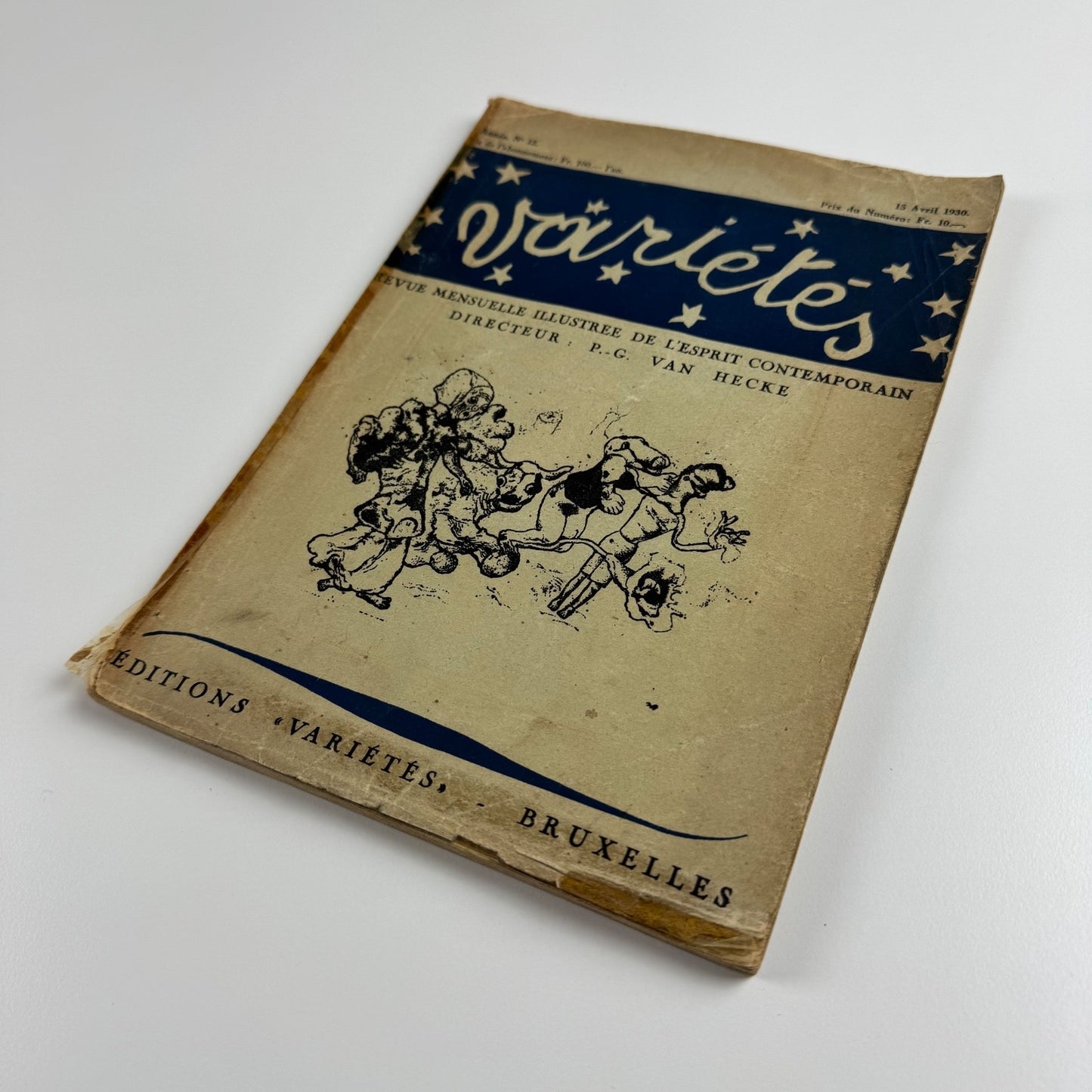 Variétés. Revue Mensuelle Illustree de L'esprit Contemporain April 1930, Annee No 12 | Edited by P.G. van Hecke