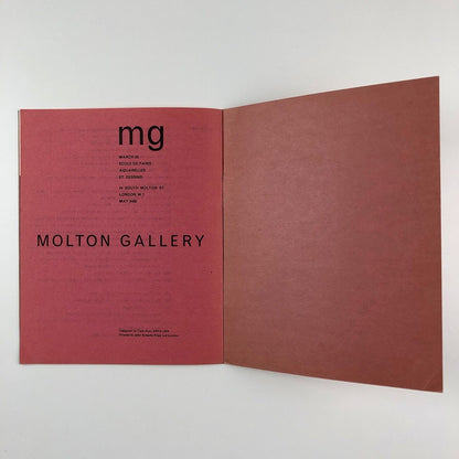 Alfred Aberdam – Paintings & Gouaches | Molton Gallery exhibition catalogue | 1961