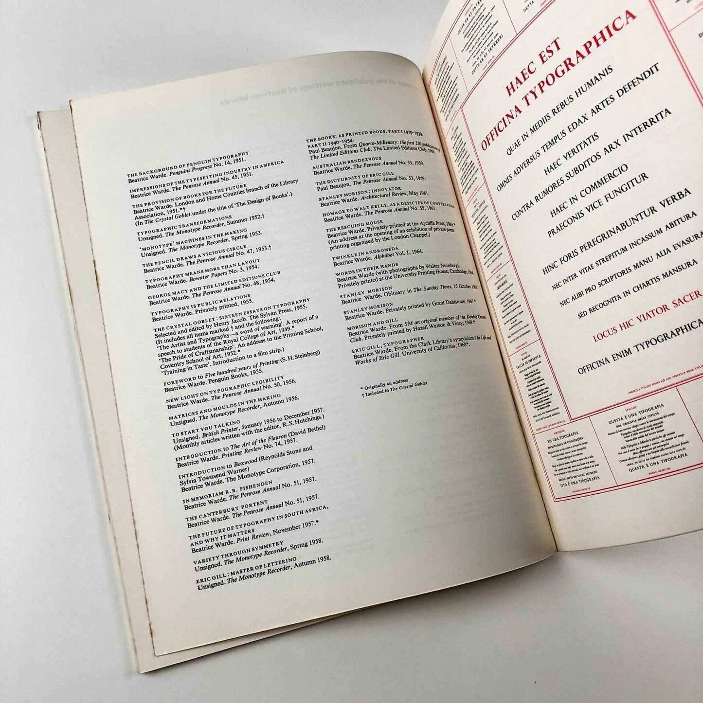 The Monotype Recorder | Beatrice Warde | Volume 44, Number 1, Autumn 1970