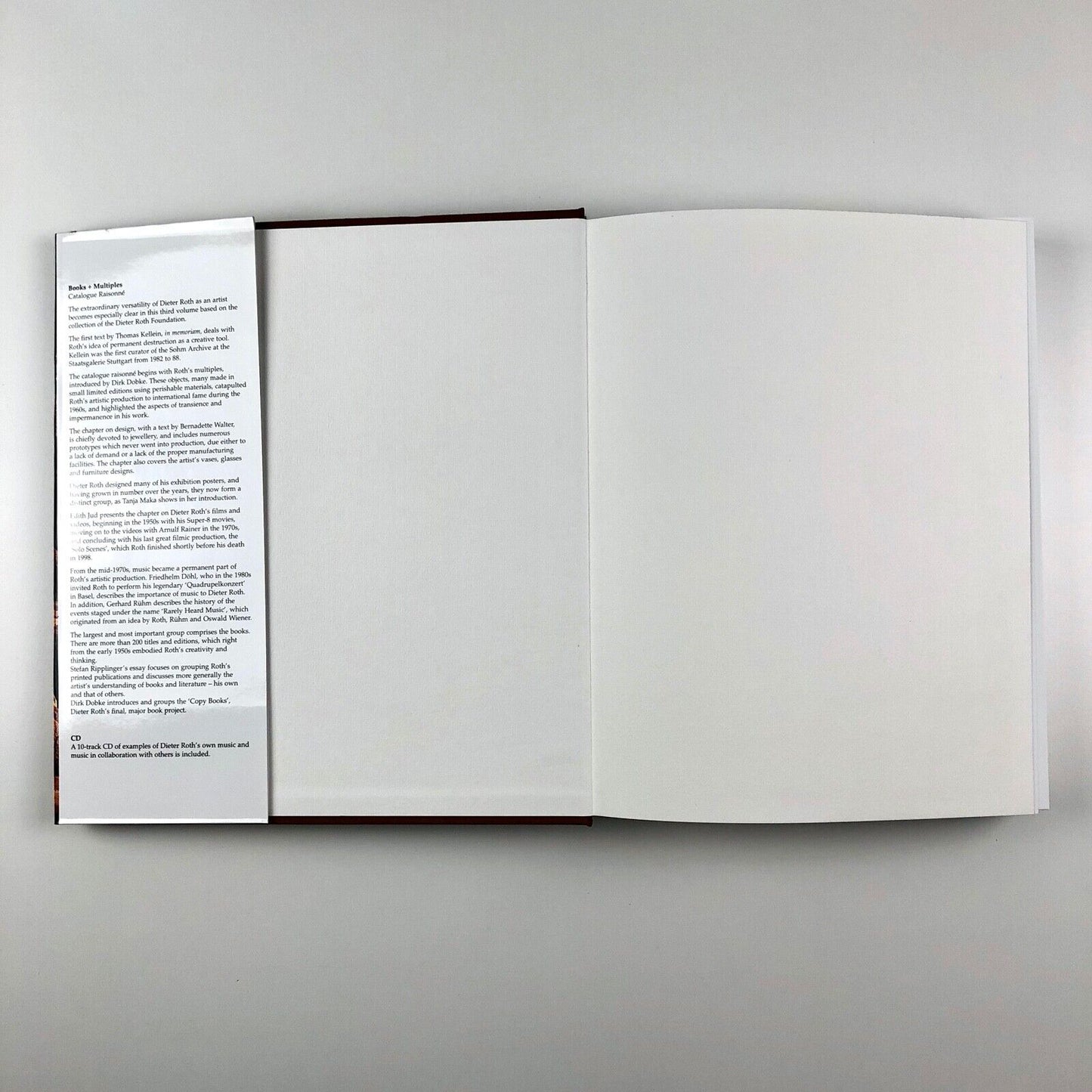 Dieter Roth: Books & Multiples | 2004 Catalogue Raisonné | Edition Hansjörg Mayer