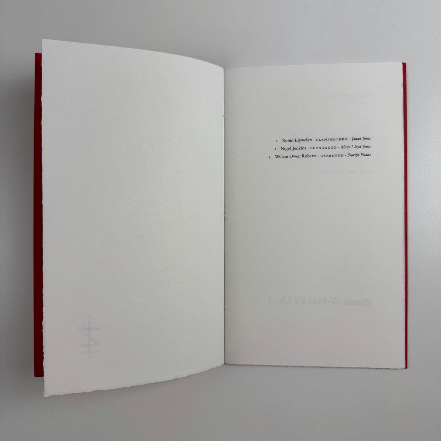Robin Llywelyn. Llanfrothen. Darlun gan Jonah Jones | Gwasg Gregynog, 1996
