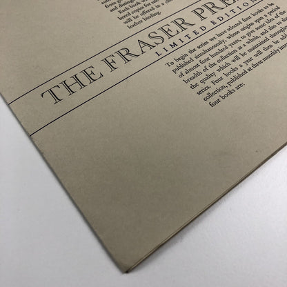 The Fraser Press Limited Editions | Gordon Fraser | Folder and inserts, c1970