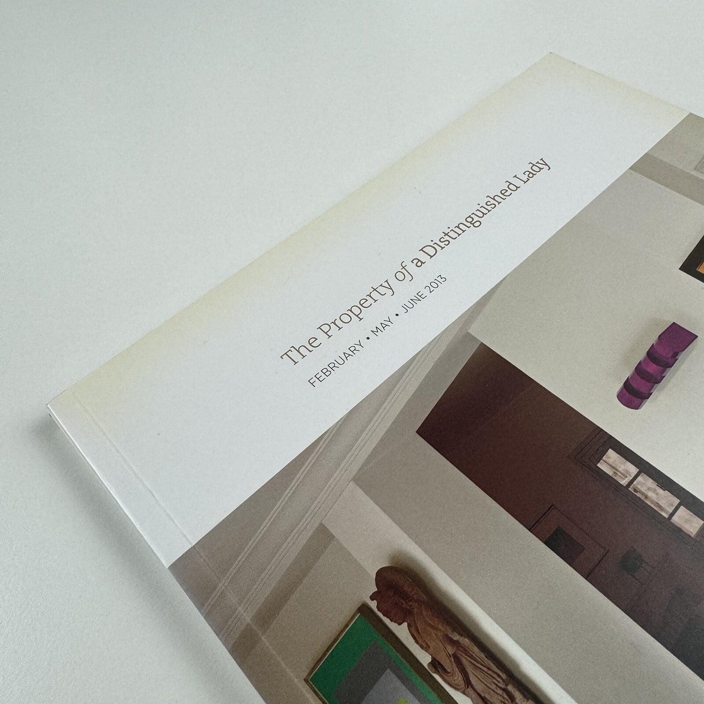 The Property of a Distinguised Lady | Christie's catalogue – Feb/May/June 2013 ref 110602