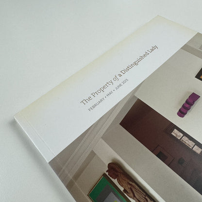 The Property of a Distinguised Lady | Christie's catalogue – Feb/May/June 2013 ref 110602