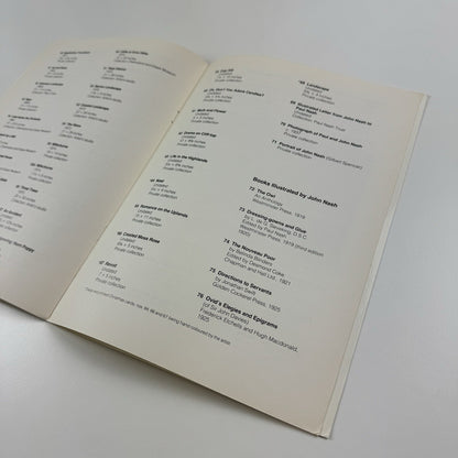John Nash R.A. | A Memorial Exhibition – The Minories, Colchester 1979 catalogue