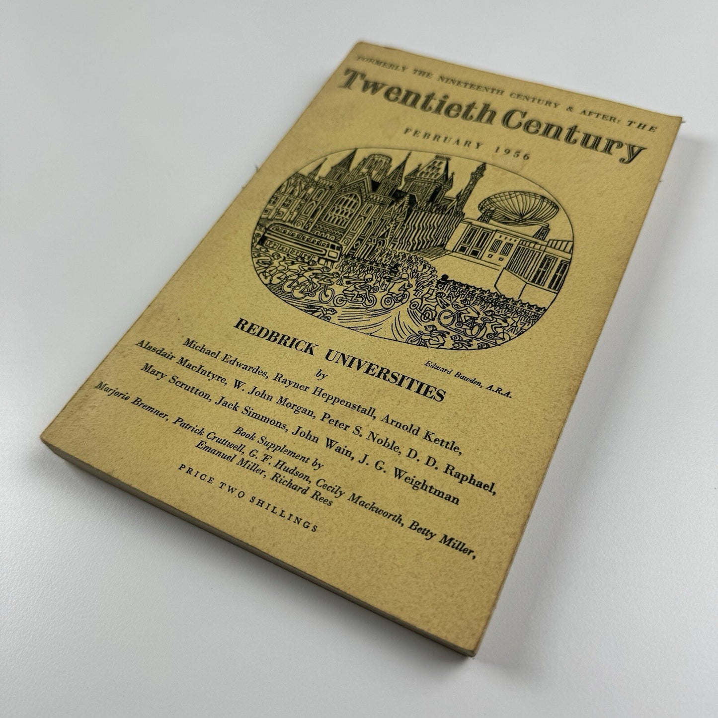 The Twentieth Century – February 1956, Vol. CLIX No. 948 | Edward Bawden cover