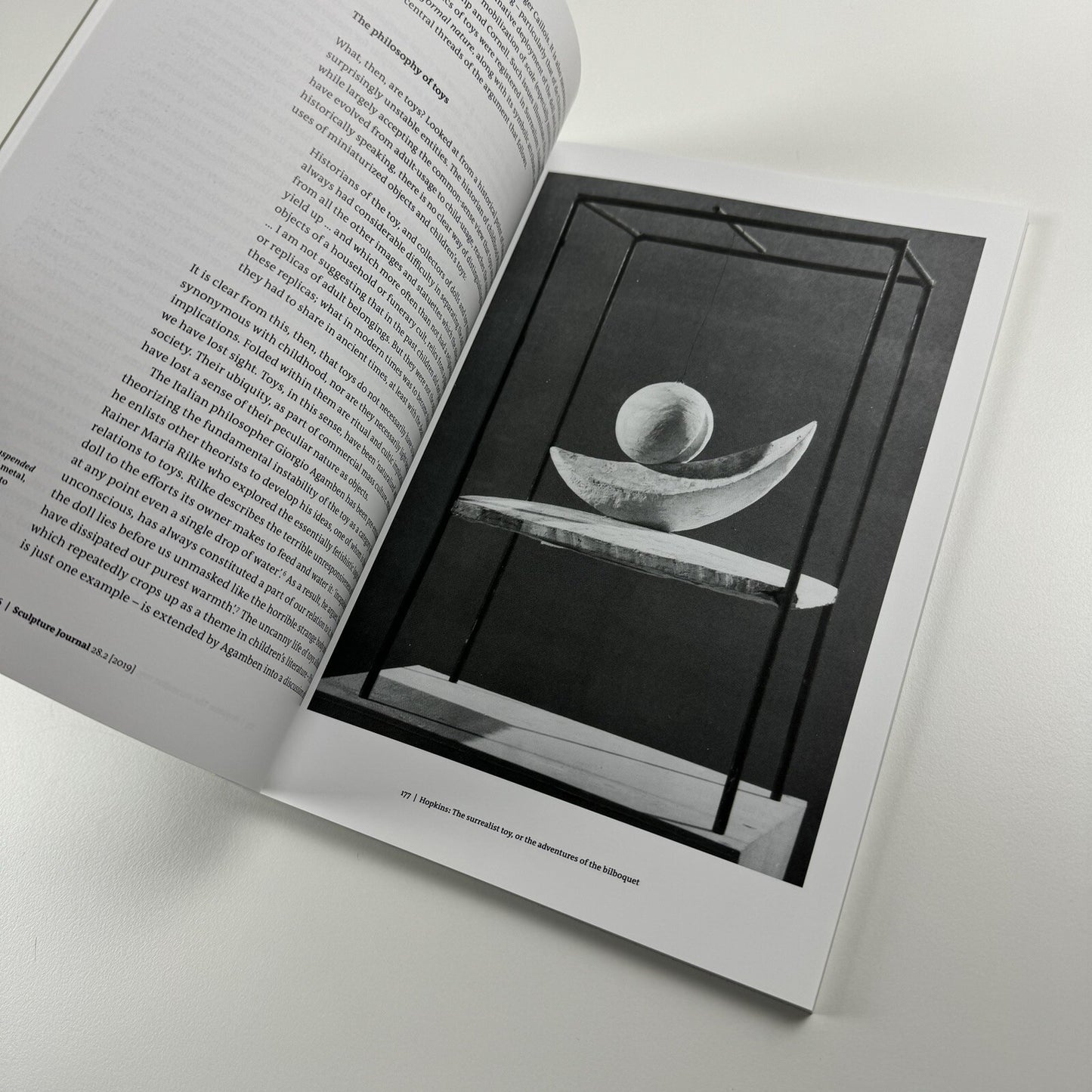 Sculpture Journal | Vol 28.2, 2019 | Liverpool University Press and The Public Monuments and Sculpture Association | Special issue: Sculpture, toys and play in the twentieth century