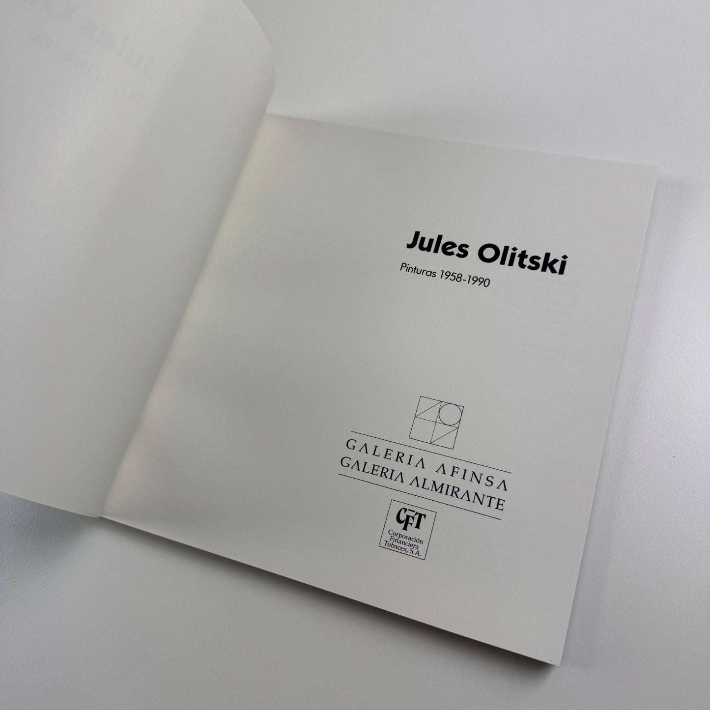 Jules Olitski. Five catalogues in slip case | Salander-O'Reilly Galleries, 1990