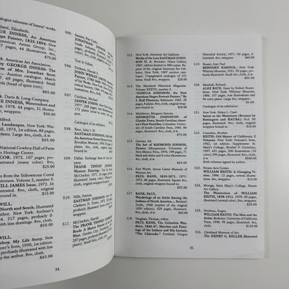 Catalogue of American Art |  V.L.Green Booksellers, New York, undated