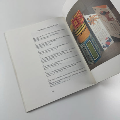 Exposition Tolmer. 60 ans de création graphique dans l'île St Louis | Biblioteque Forney catalogue | Edition Publicitaire Cartonnage, Paris, 1986