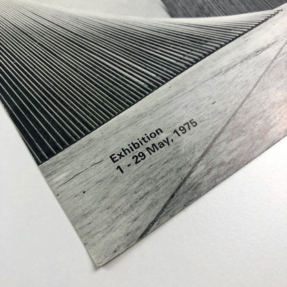 William Pye. Installation Work | Redfern Gallery promotional card 1975