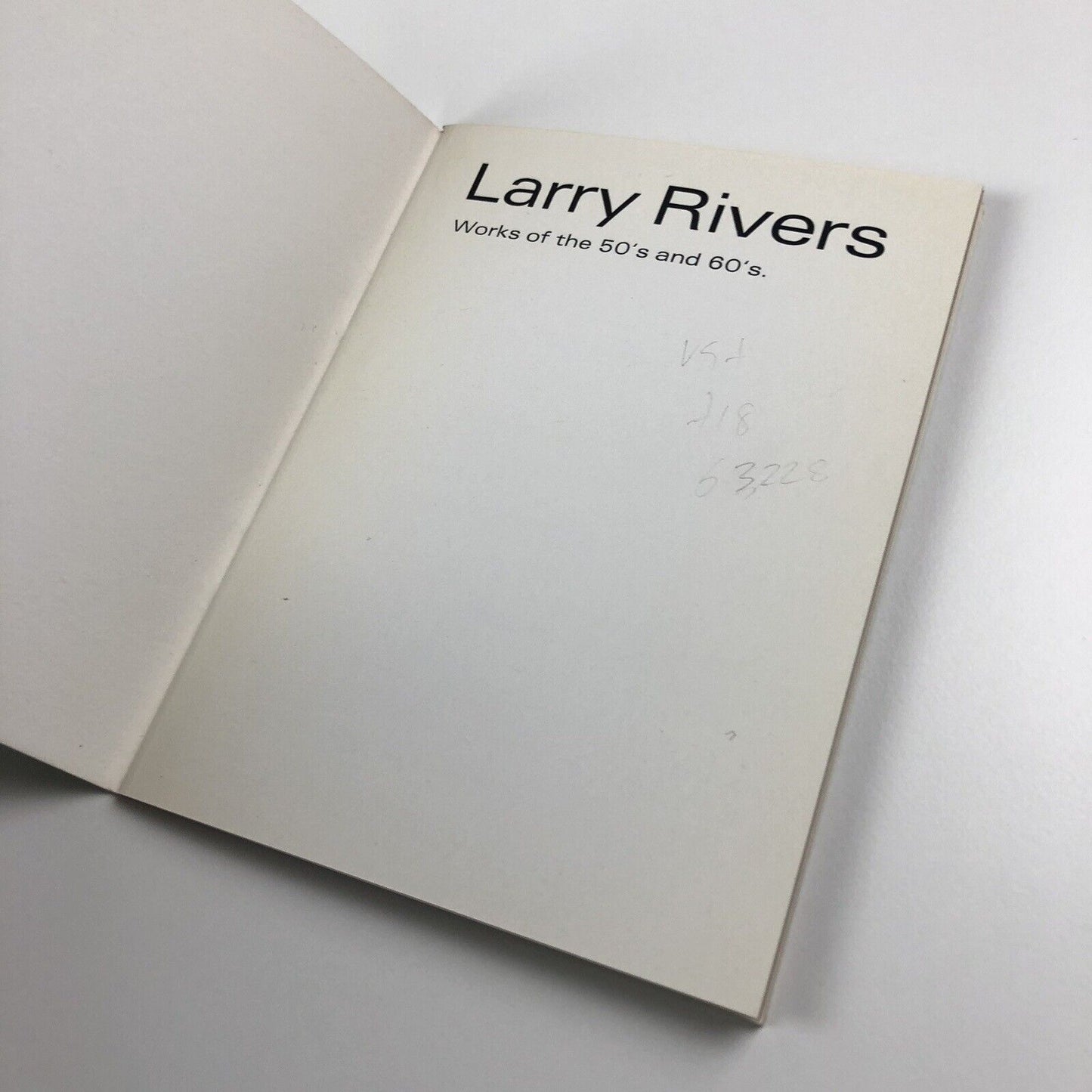 Larry Rivers. Works of the 50’s and 60’s | Gimpel Fils, 1976