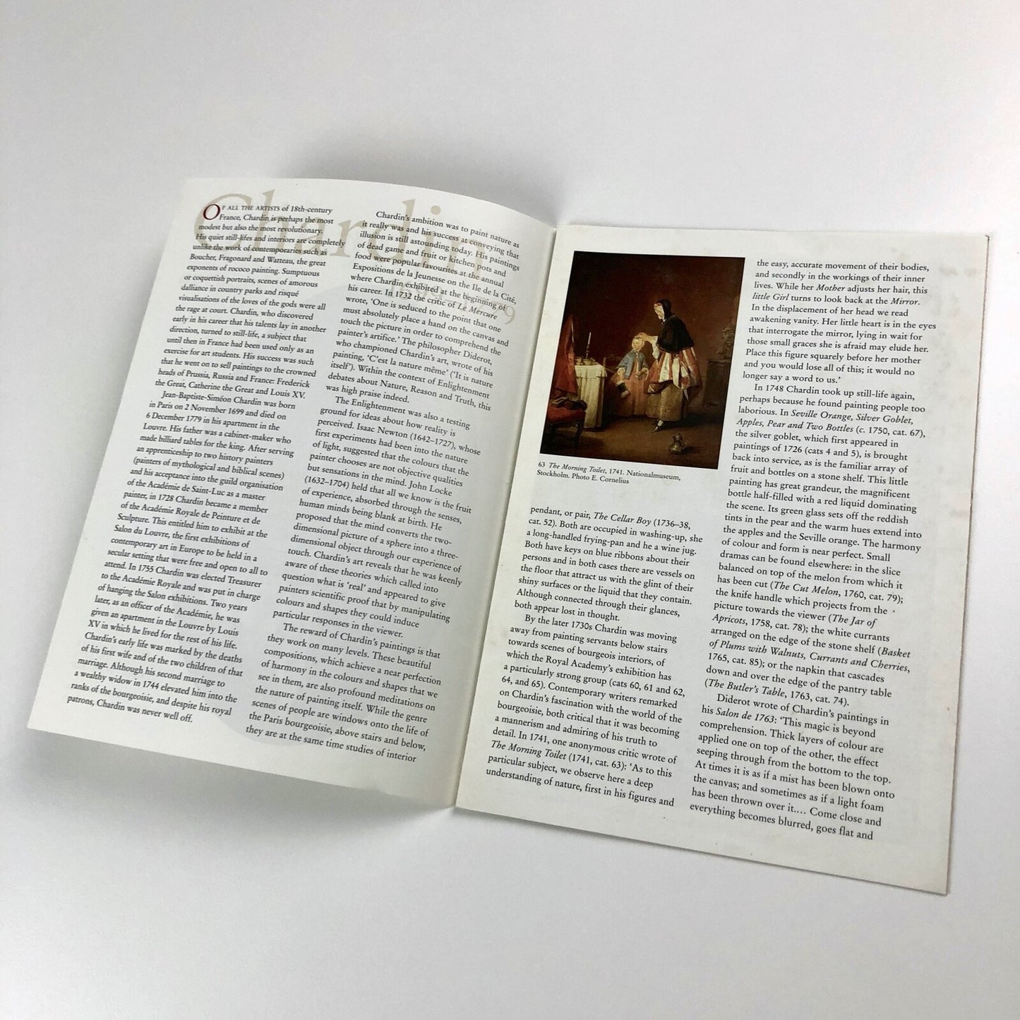 Chardin 1699-1779. Gallery guide to accompany the Royal Academy exhibition 2000