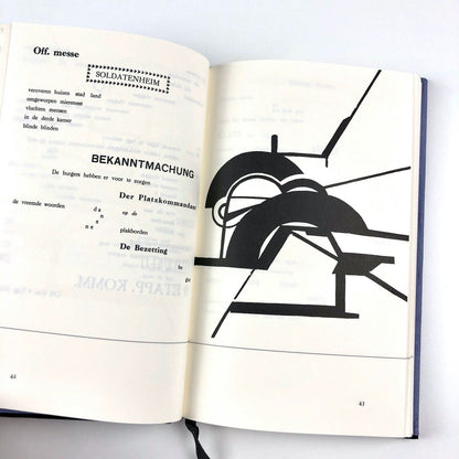 Bezette stad. Nagelaten gedichten [concrete poetry] by Paul van Ostaijen, 2010