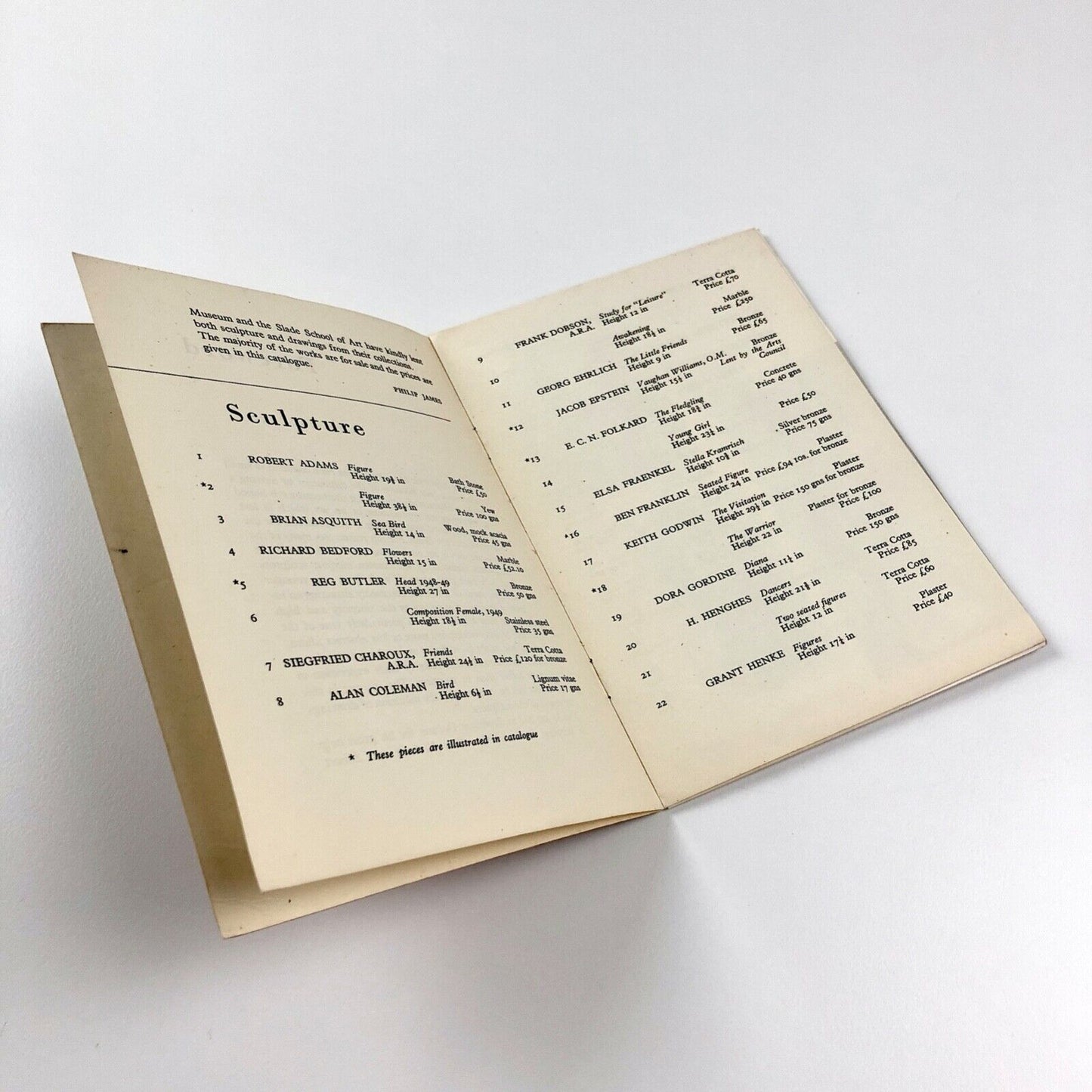 Sculpture in the Home | Second exhibition, 1950-51 | Arts Council catalogue