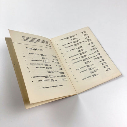 Sculpture in the Home | Second exhibition, 1950-51 | Arts Council catalogue