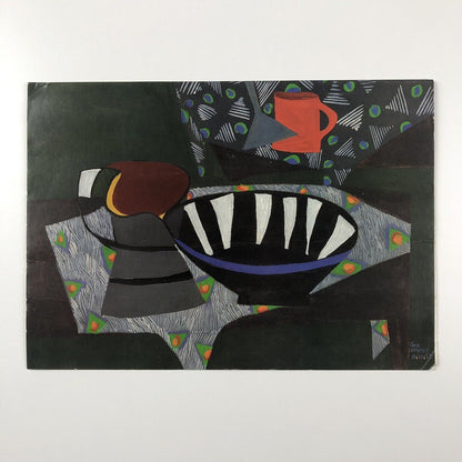 Promotional card – Jane O'Malley – Selection of Paintings 1977-86 | Montpelier Studio