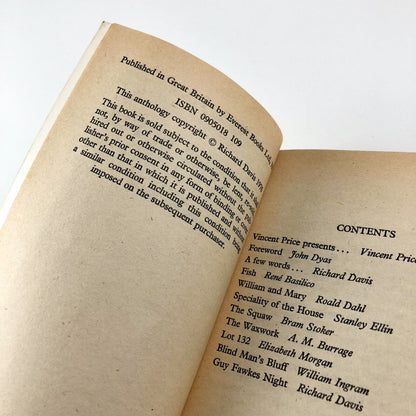 Vincent Price presents The Price of Fear | Edited by Richard Davis Everest Books, 1976
