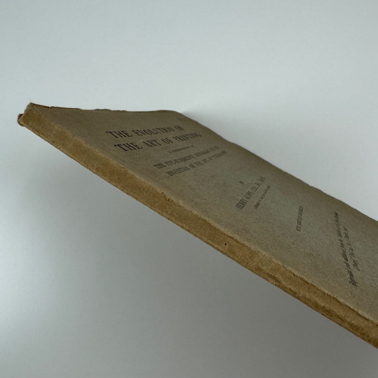 The evolution of the art of printing by Henry Guppy Manchester Univ Press, 1940