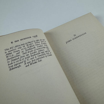 The Bell by Iris Murdoch | Readers Union, 1960