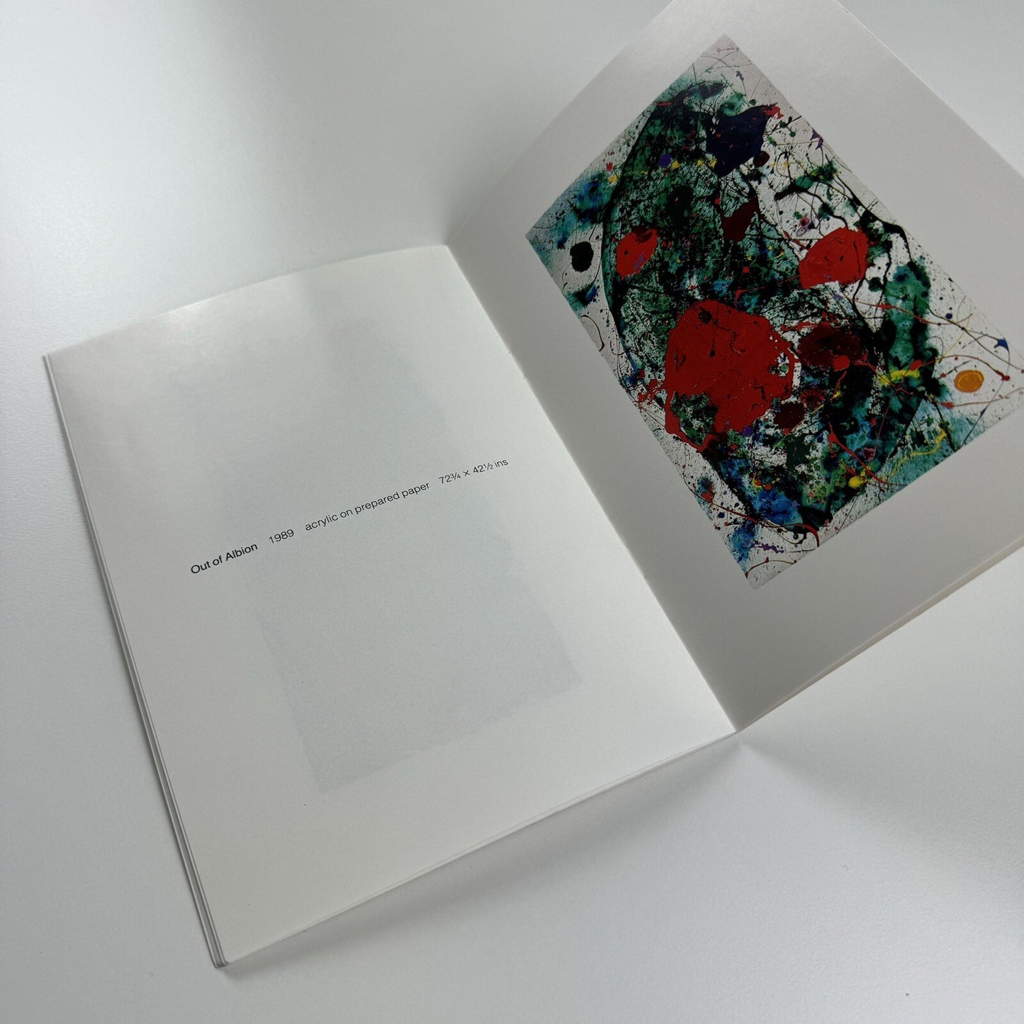 Sam Francis. Paintings | Knoedler Gallery London | Nov-Dec 1989 catalogue