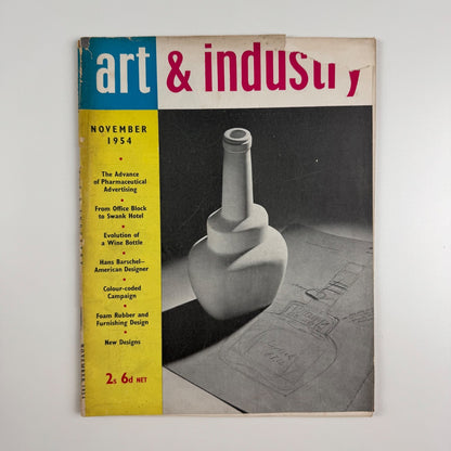 Art & Industry Vol 57, no 341, Nov 1954 pharmaceutical advertising Hans Barschel