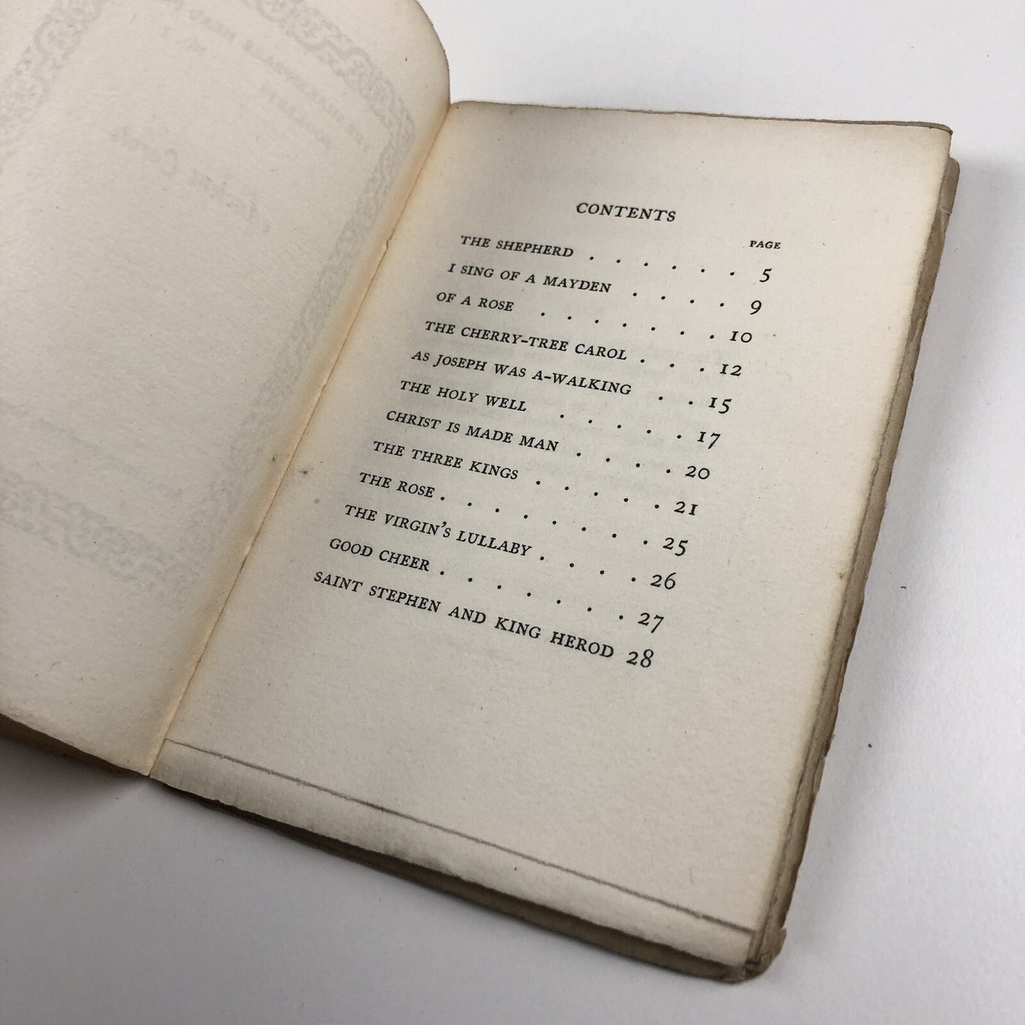 Ancient Carols. The Shakespeare Head Press Booklets – No. I Christmas 1905