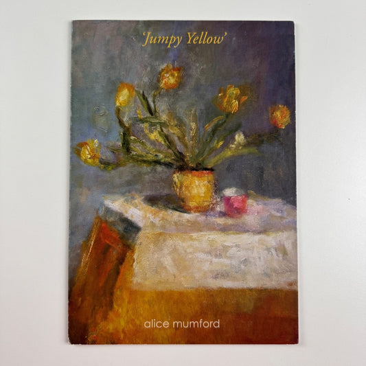 Folding card 'Jumpy Yellow' Alice Mumford | Badcocks Gallery 2008