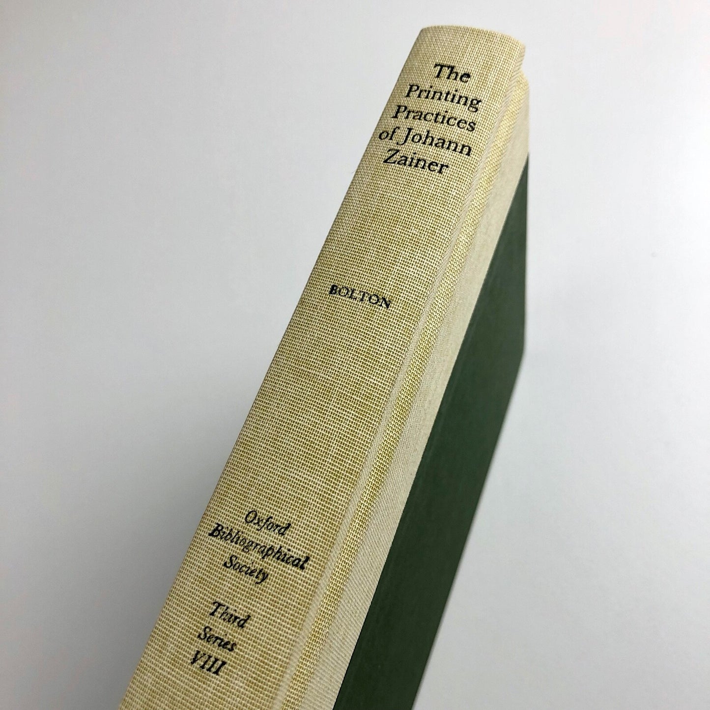 The 15th Century Printing Practices of Johann Zainer | Claire M Bolton | Oxford 2016