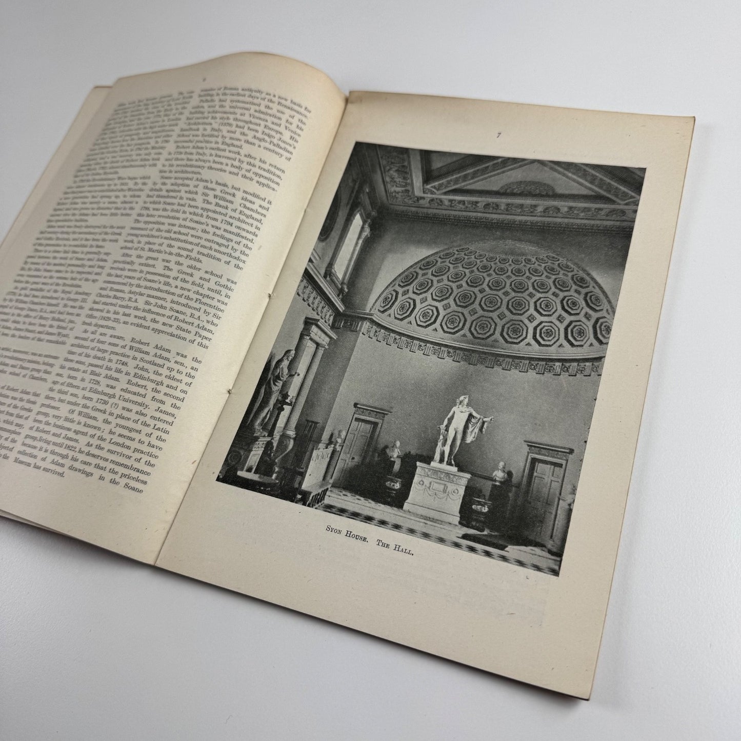 Architecture & Decoration of Robert Adam Sir John Soane by Arthur T. Bolton | Cantor Lectures delivered before the Royal Society of Arts on 3, 10 and 17 May 1920