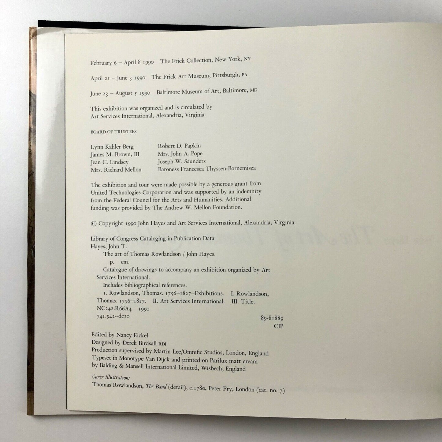 The Art of Thomas Rowlandson | The Frick exhibition catalogue, 1990