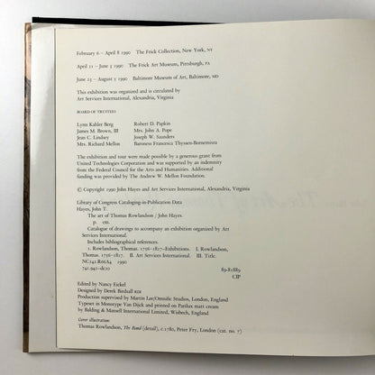 The Art of Thomas Rowlandson | The Frick exhibition catalogue, 1990