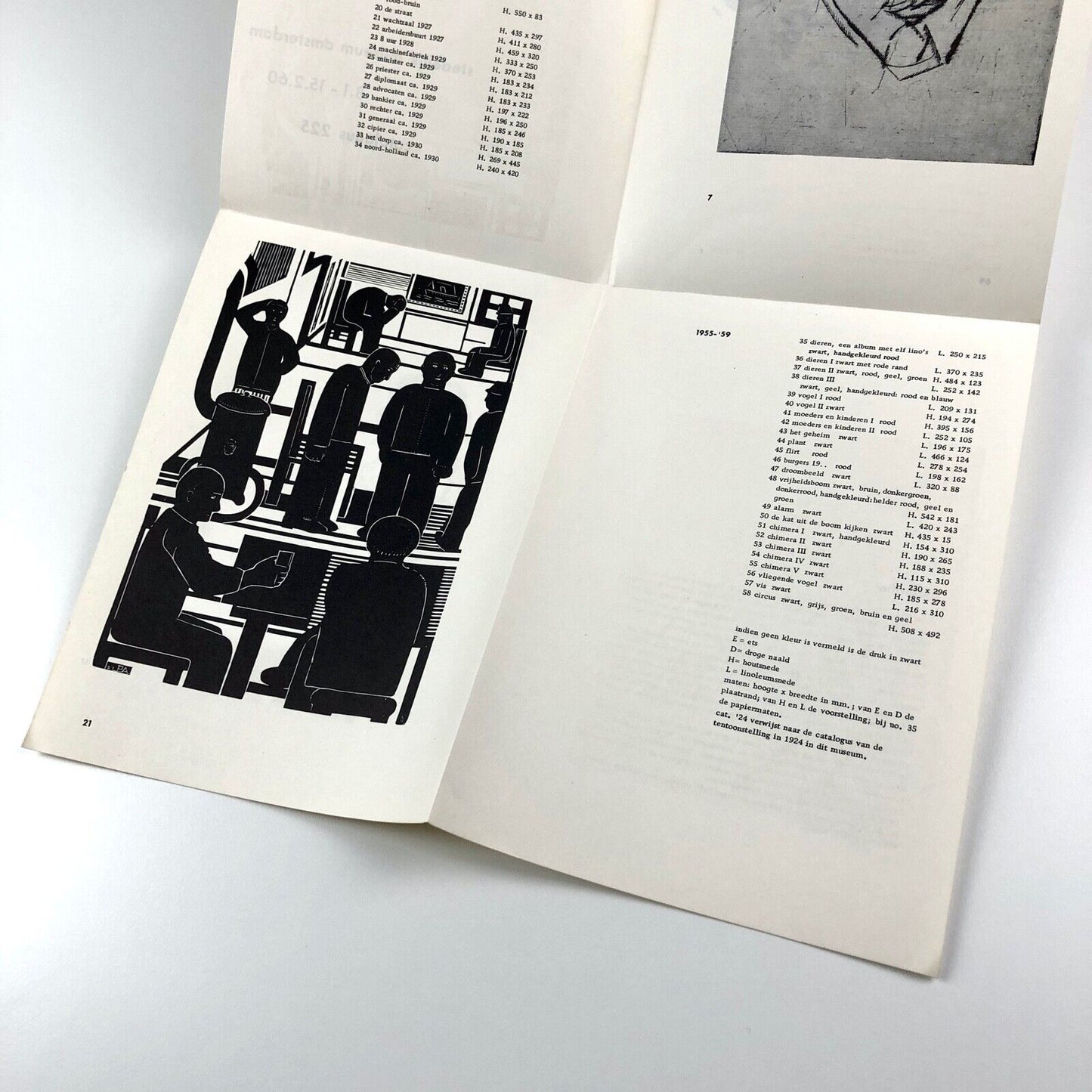 [Peter] P. Alma | Stedelijk Museum fold out guide | Design by Willem Sandberg, 1960