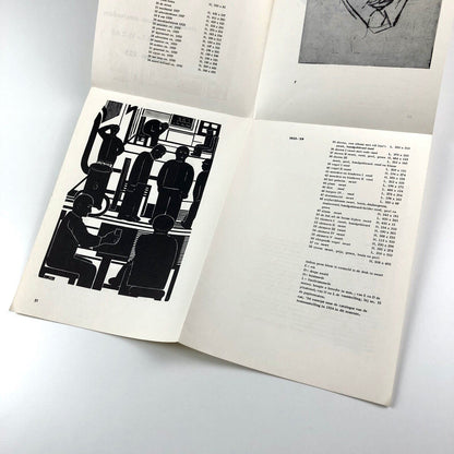 [Peter] P. Alma | Stedelijk Museum fold out guide | Design by Willem Sandberg, 1960