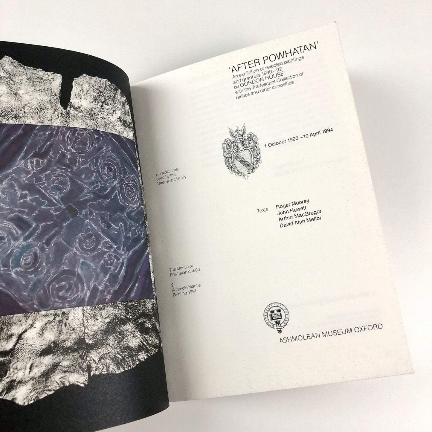 Gordon House: 'After Powhaten' | Ashmolean Museum exhibition catalogue, 1993