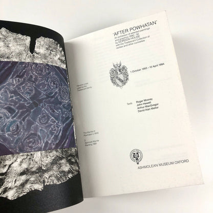 Gordon House: 'After Powhaten' | Ashmolean Museum exhibition catalogue, 1993