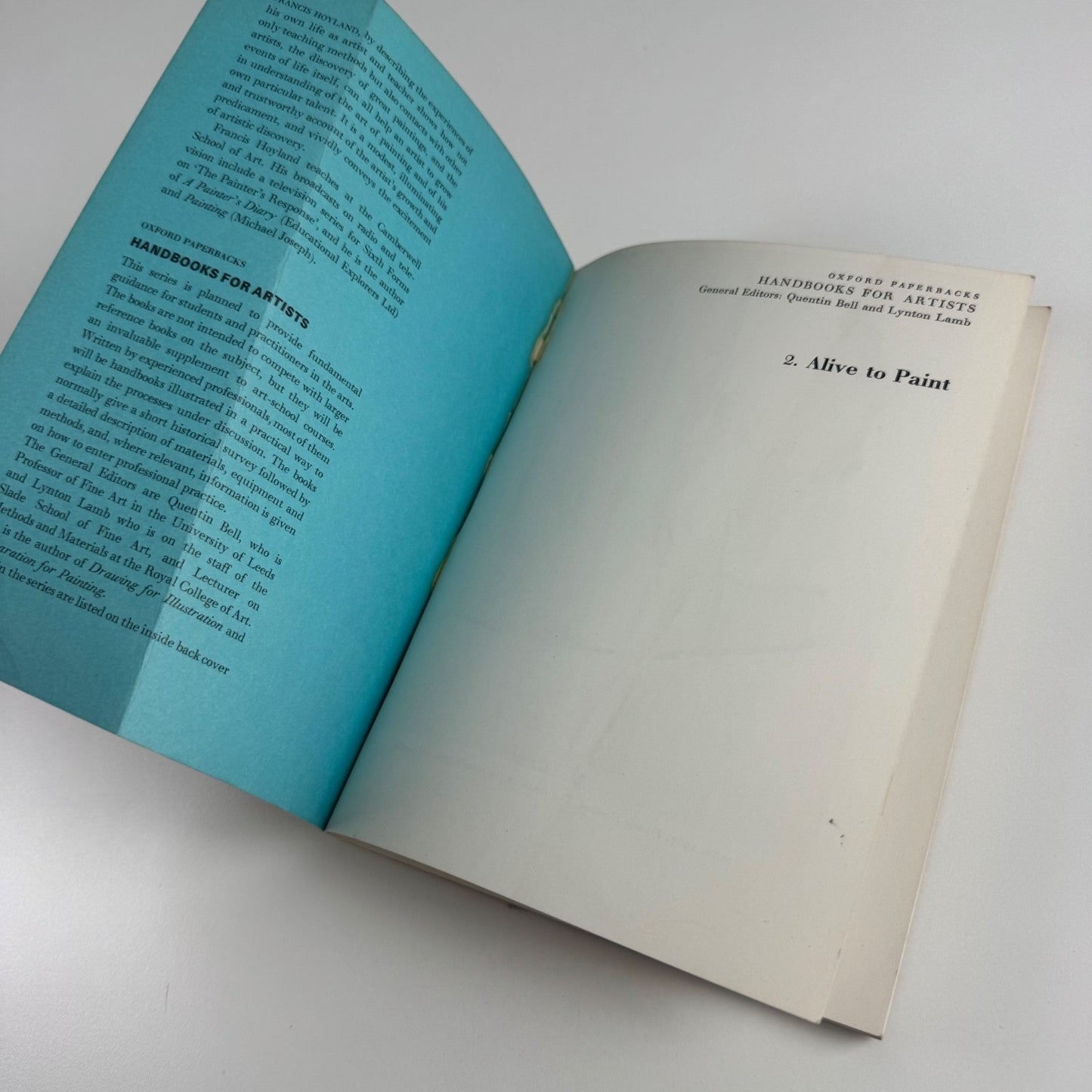 Alive to Paint by Francis Hoyland Oxford University Press 1967