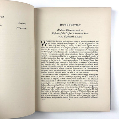 William Blackstone & the Reform of the Oxford University Press | I.G. Philip | Oxford University Press, 1957