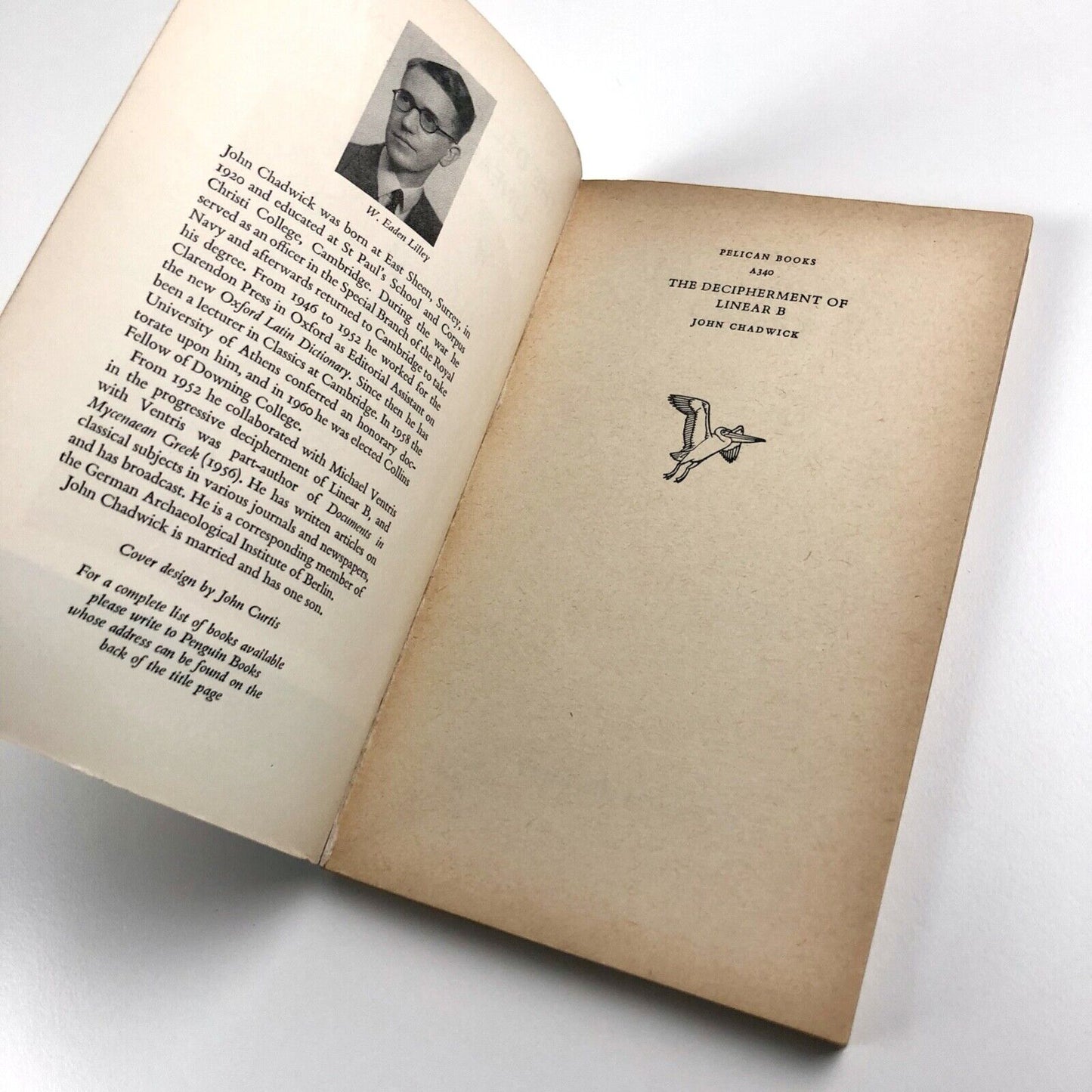 The Decipherment of Linear B by John Chadwick | Pelican Books, 1961