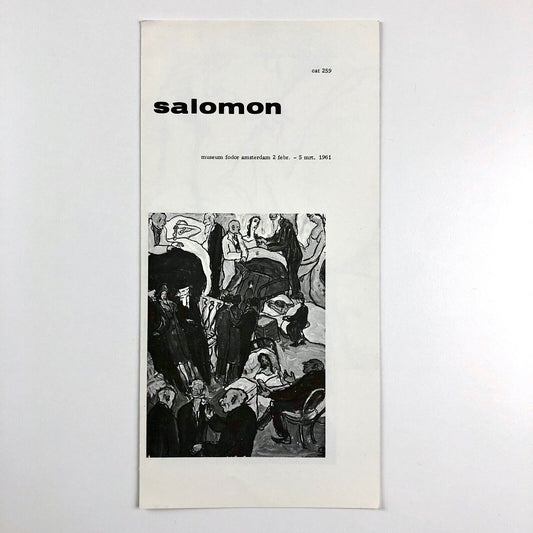Exhibition leaflet for Charlotte Salomon | Museum Fodor Amsterdam | Cat. no. 259, 1961
