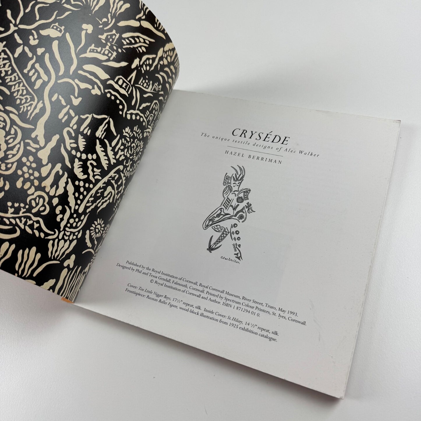 Cryséde: The Unique Textile Designs of Alec Walker by Hazel Berriman | Royal Institution of Cornwall, Truro, 1993