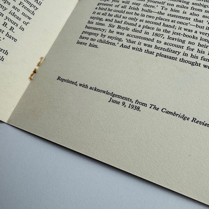 Booklet — Irish Bulls by P. Grierson | Rampant Lions Press, 1938