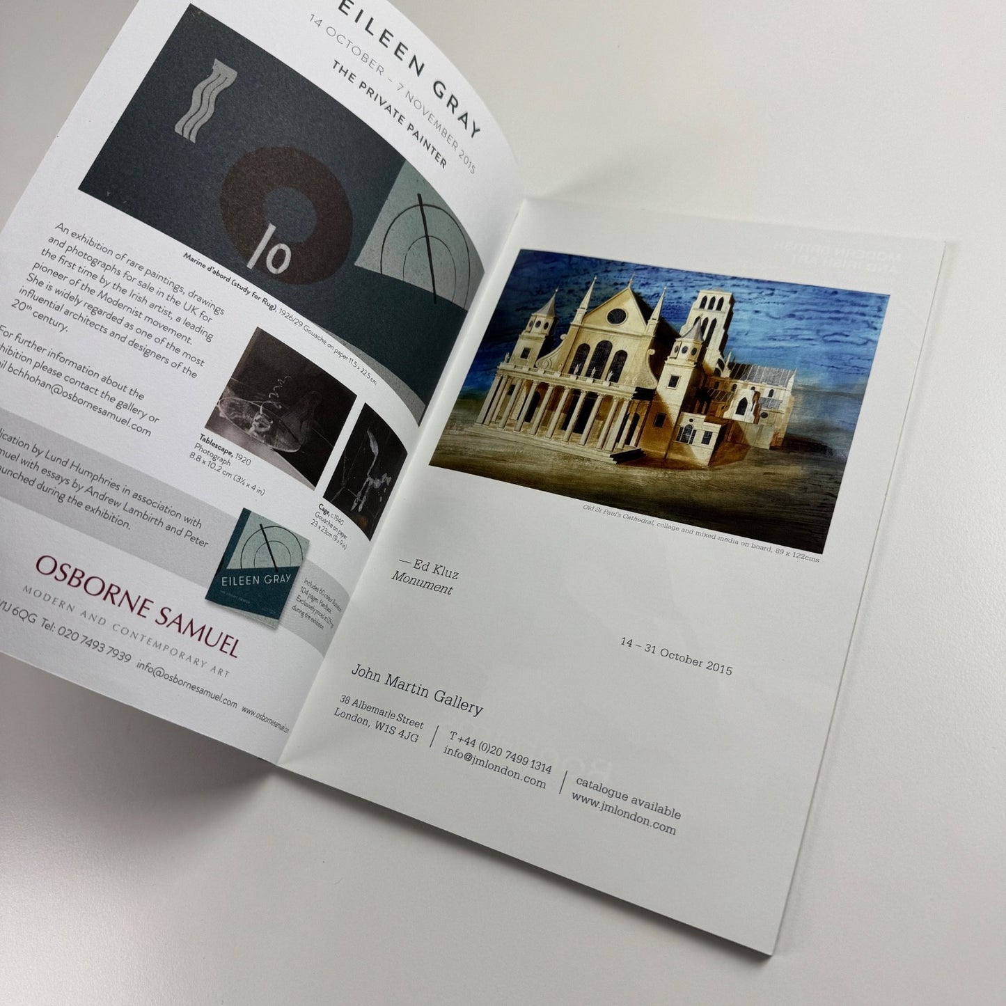 David Jones. Pallant House Gallery magazine number 37 October 2015