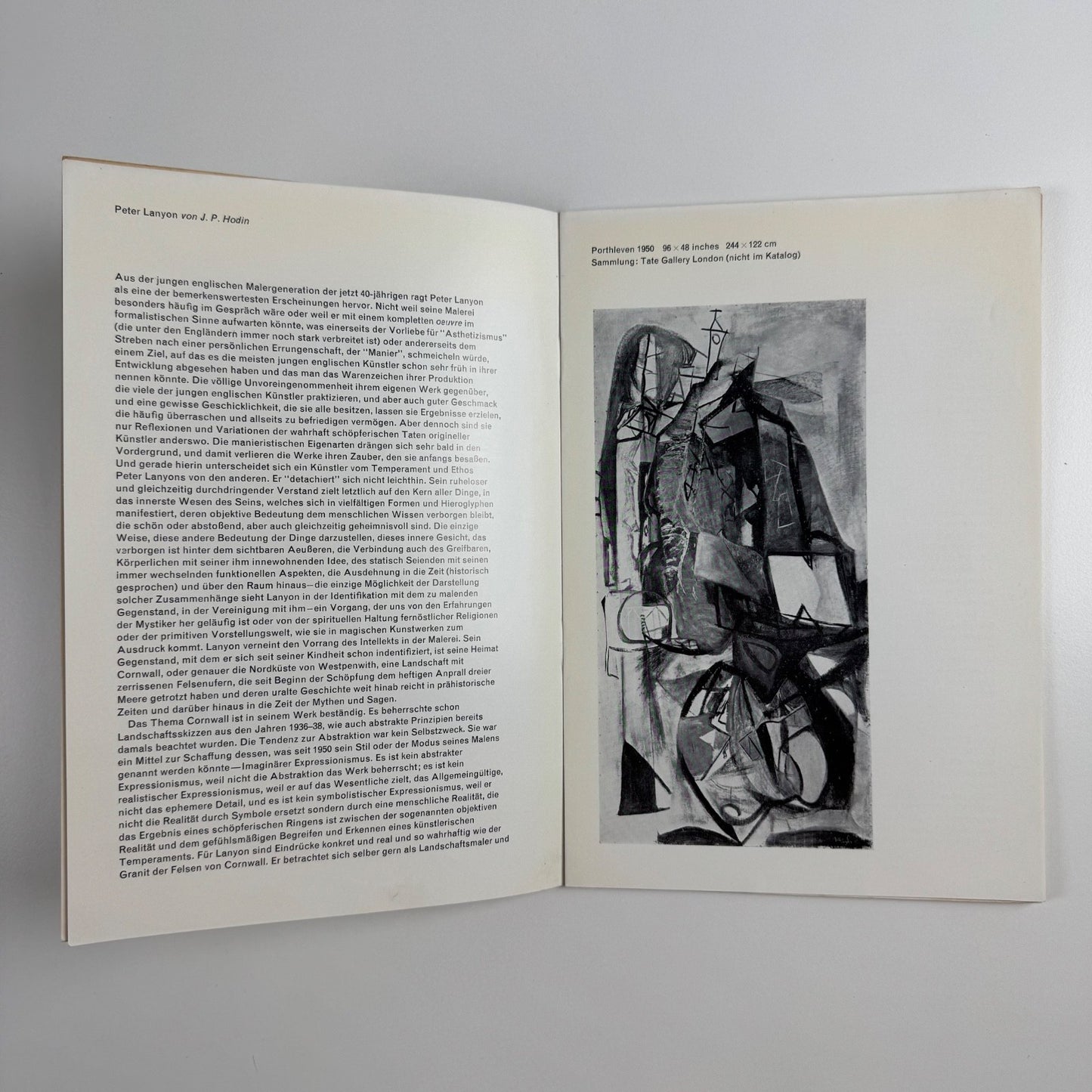 Peter Lanyon 1918-1964. Bilder 1960-1964 Gimpel & Hanover Galerie 1964