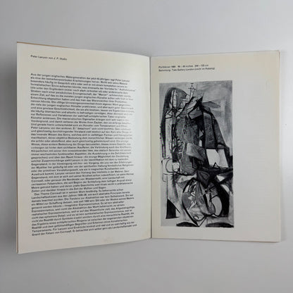 Peter Lanyon 1918-1964. Bilder 1960-1964 Gimpel & Hanover Galerie 1964
